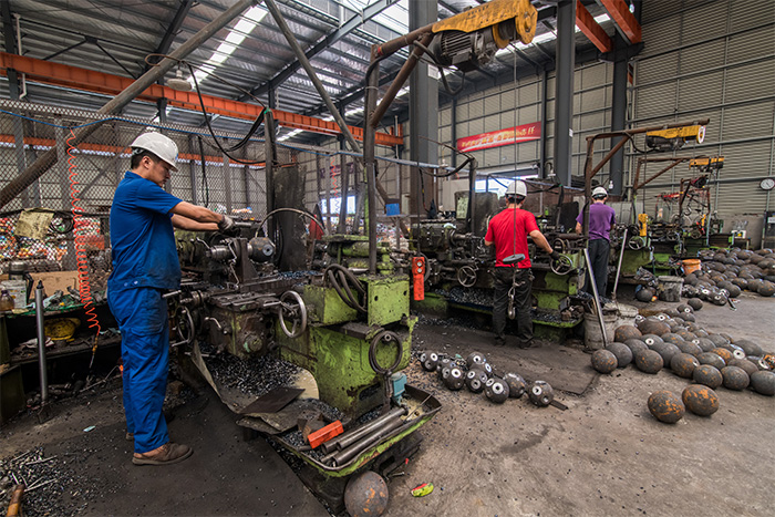 台湾网架配件车间